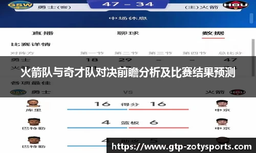 火箭队与奇才队对决前瞻分析及比赛结果预测